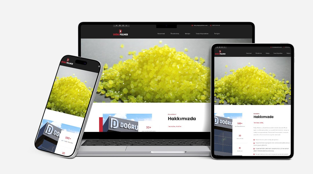 Doğru Polimer Kurumsal Web Sitesi