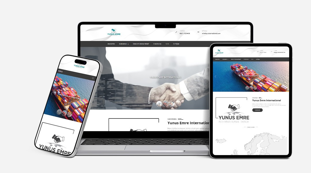 Yunus Emre International Responsive Web Sitesi